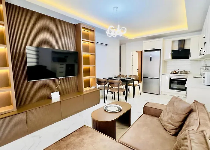 ваш уголок у моря! с 1 спальней в 600 м до пляжа клеопатры Apartmán *