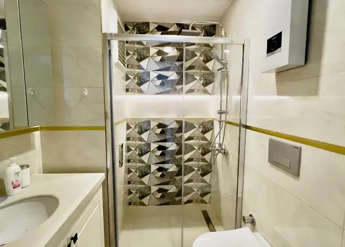 Apartmán ваш уголок у моря! с 1 спальней в 600 м до пляжа клеопатры