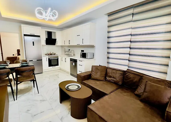 Apartmán ваш уголок у моря! с 1 спальней в 600 м до пляжа клеопатры