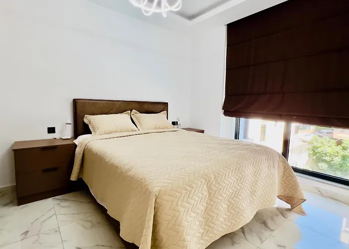 Apartmán ваш уголок у моря! с 1 спальней в 600 м до пляжа клеопатры Alanya